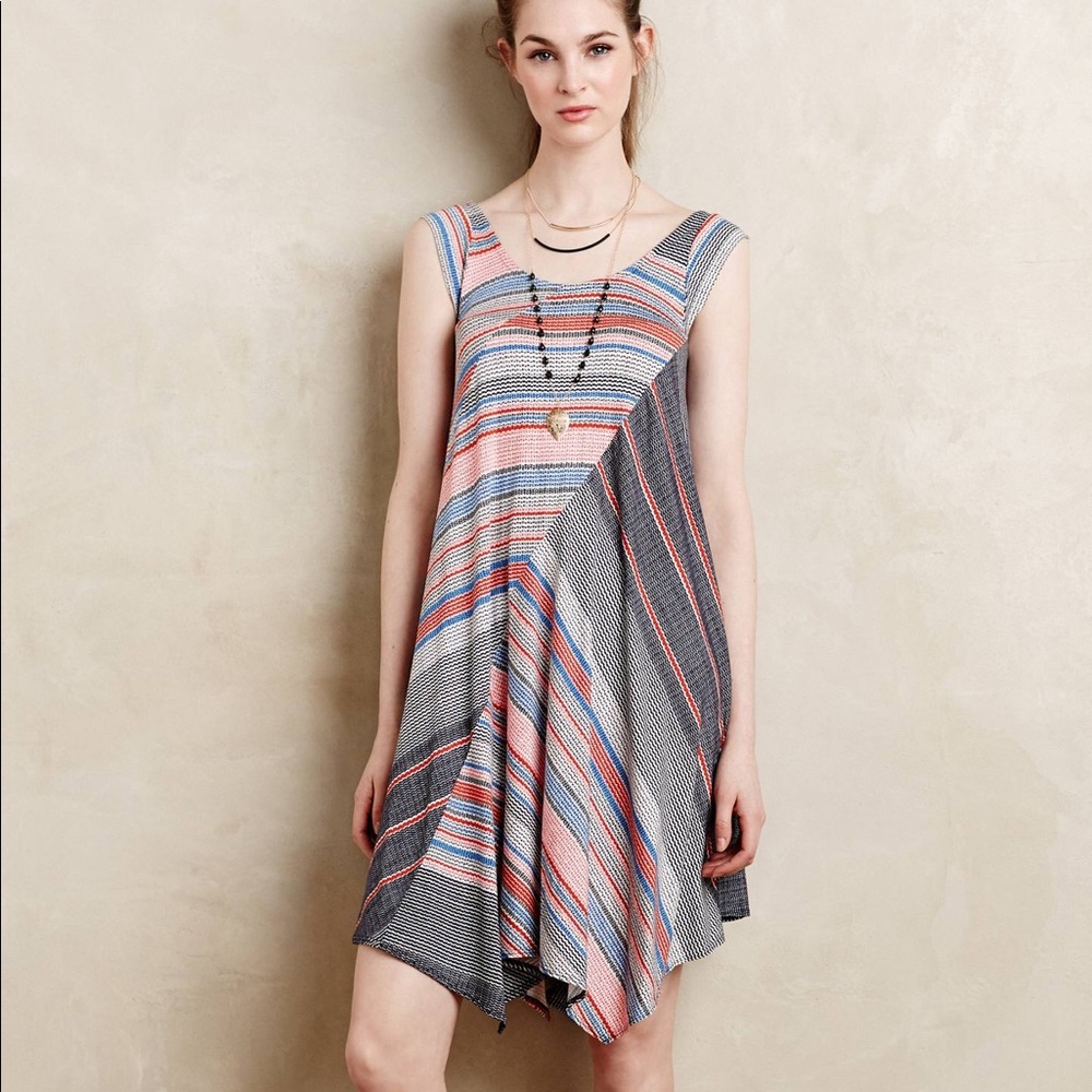 Stripe jersey dress from Anthropologie